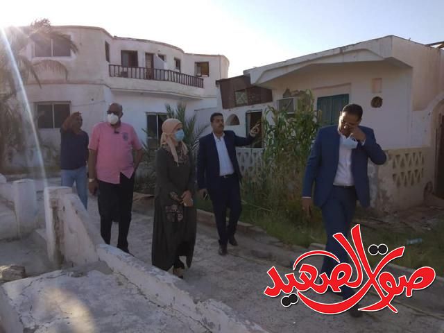 رئيس مدينة سفاجا تزور  قرية العقبي