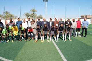 نائب محافظ قنا يشهد إفتتاح دوري الإتحاد المصري للميني فوتبول
