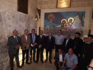 وزيرا التنمية المحلية والسياحة ومحافظ المنيا يفتتحون أعمال تطوير مسار العائلة المقدسة بدير جبل الطير
