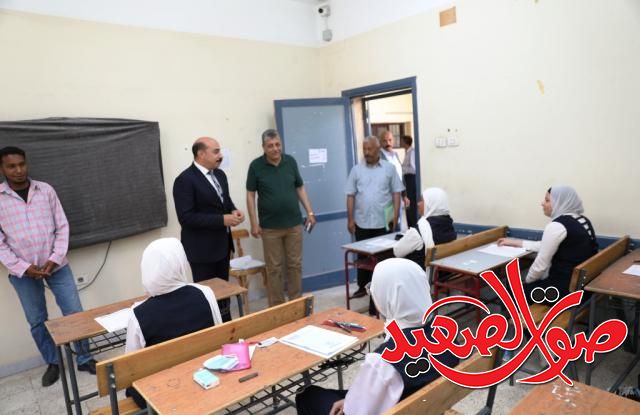 محافظ أسوان يتفقد لجان إمتحانات الثانوية العامة
