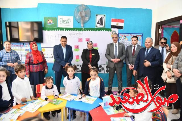محافظ الفيوم يفتتح مدرسة مصر الرسمية