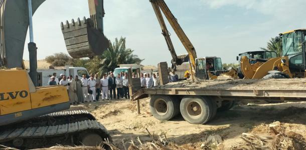 وزير الري يتابع أعمال تنفيذ إزالة التعديات على المجاري المائية بالفيوم